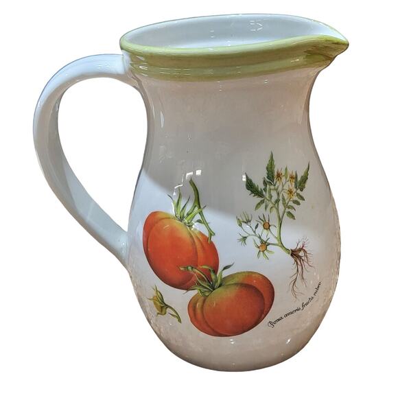 Decorative 8" Pitcher Made in Italy For M&T Distributors - Picture 1 of 16